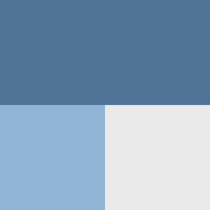 color swatch dusty blue light blue and off white