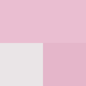 color swatch light pink off white and pink