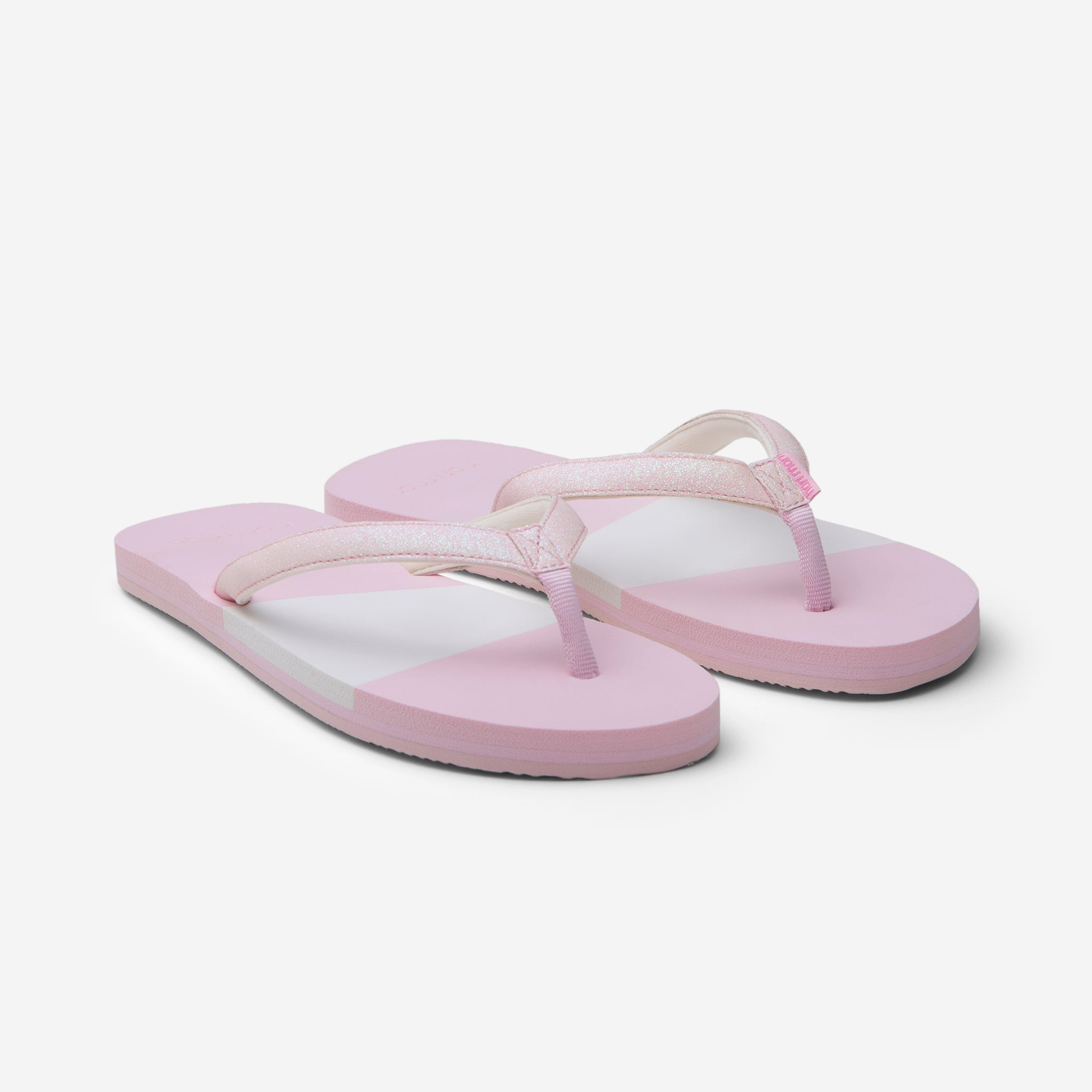 Youth Meadows Asana Glitter Flip Flops Pink Hari Mari